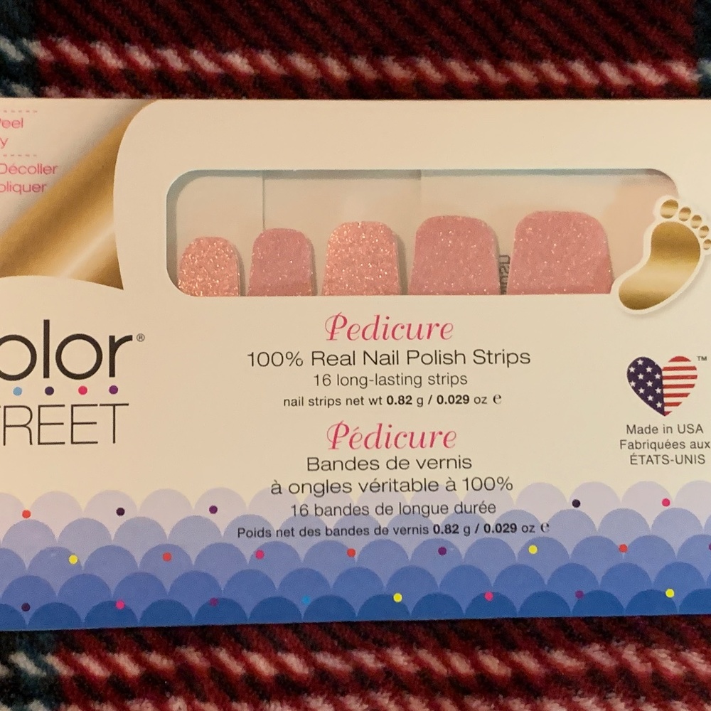 Color Street Pedicure Nail Strips - Call Your Blush
